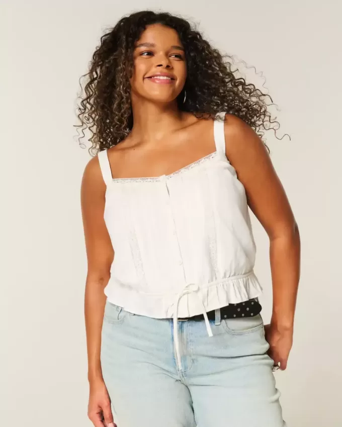 Blusa con cintura ceñida fácil Blusa con cintura ceñida fácil