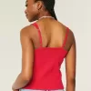 Blusa de mezcla de lino con botones
