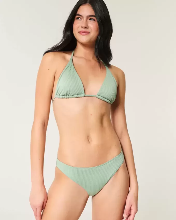 Braguita de bikini acanalada Braguita de bikini acanalada