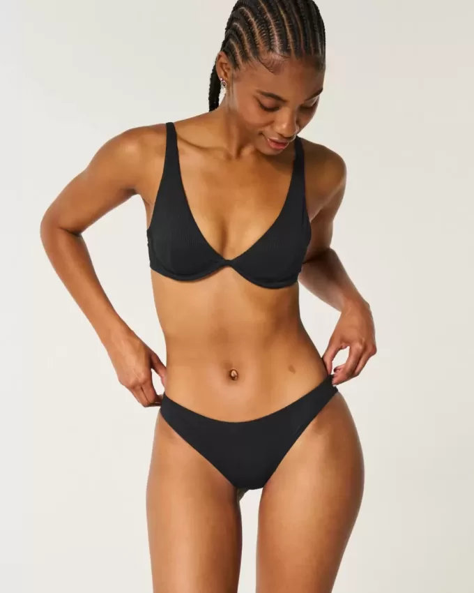 Braguita de bikini acanalada Braguita de bikini acanalada