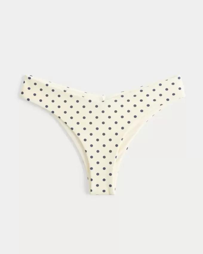 Braguita de bikini atrevida con cintura en V reversible