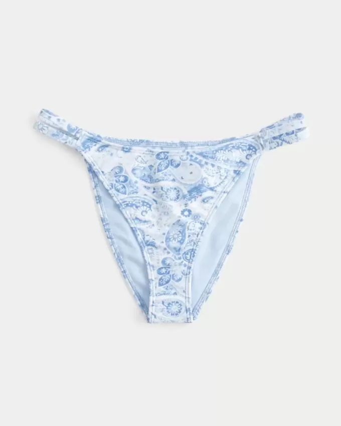 Braguita de bikini atrevida con doble tirante