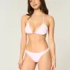 Braguita de bikini atrevida con doble tirante y ribete estilo crochet Braguita de bikini atrevida con doble tirante y ribete estilo crochet