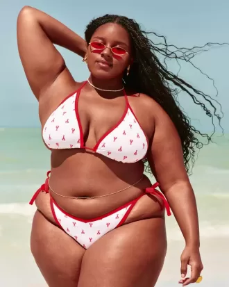 Braguita de bikini atrevida con lazo lateral