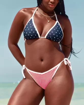 Braguita de bikini atrevida con lazo lateral