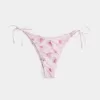 Braguita de bikini atrevida con lazo lateral Braguita de bikini atrevida con lazo lateral