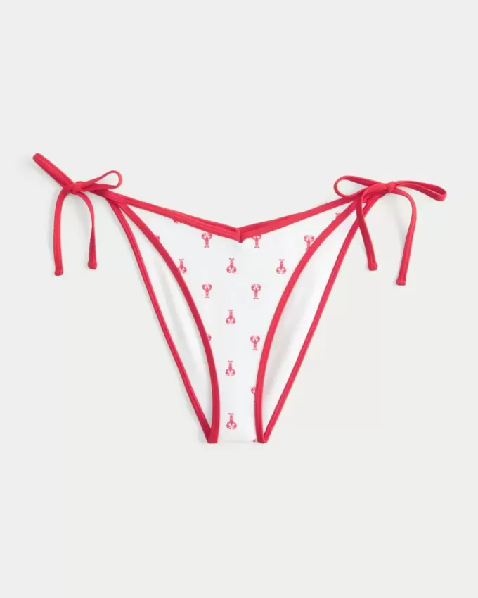 Braguita de bikini atrevida con lazo lateral Braguita de bikini atrevida con lazo lateral