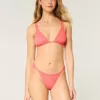 Braguita de bikini atrevida con tirantes finos de jacquard Braguita de bikini atrevida con tirantes finos de jacquard