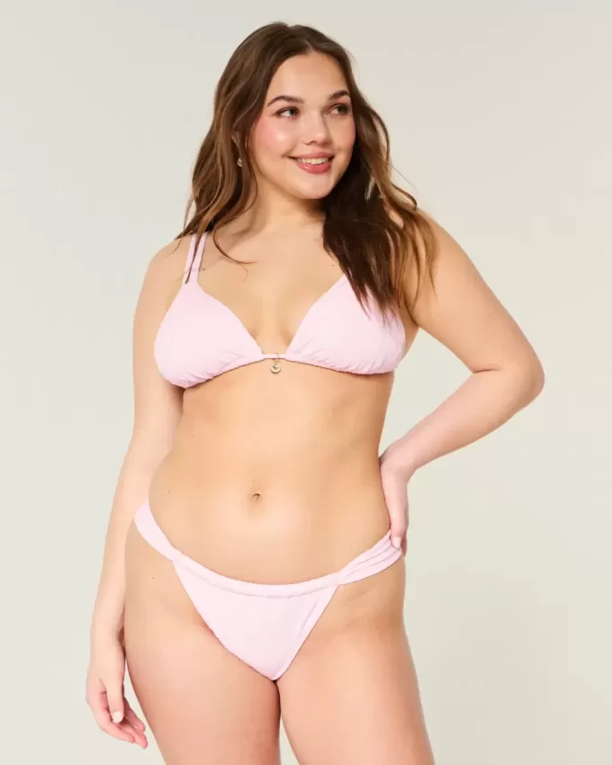 Braguita de bikini atrevida con tiras anchas de jacquard Braguita de bikini atrevida con tiras anchas de jacquard