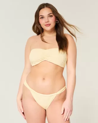 Braguita de bikini atrevida con tiras anchas de jacquard