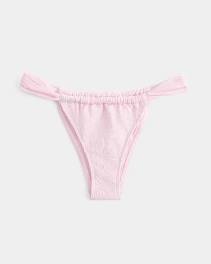 Braguita de bikini atrevida con tiras anchas de jacquard Braguita de bikini atrevida con tiras anchas de jacquard