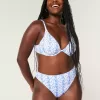 Braguita de bikini atrevida, de cintura alta y pierna alta con curvas Braguita de bikini atrevida, de cintura alta y pierna alta con curvas