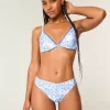 Braguita de bikini atrevida de cintura alta y pierna alta con curvas Braguita de bikini atrevida de cintura alta y pierna alta con curvas