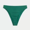 Braguita de bikini atrevida, de cintura alta y pierna alta con curvas Braguita de bikini atrevida, de cintura alta y pierna alta con curvas