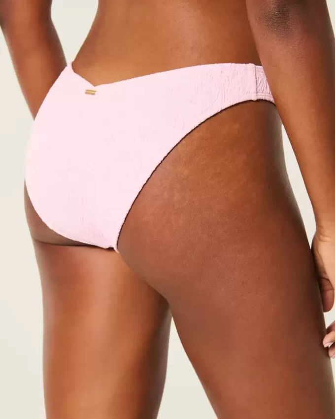 Braguita de bikini atrevida de jacquard con cintura en V y pierna alta Braguita de bikini atrevida de jacquard con cintura en V y pierna alta