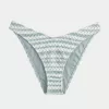 Braguita de bikini atrevida de pierna alta estilo crochet Braguita de bikini atrevida de pierna alta estilo crochet