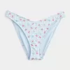 Braguita de bikini atrevida de pierna alta y acanalada Braguita de bikini atrevida de pierna alta y acanalada