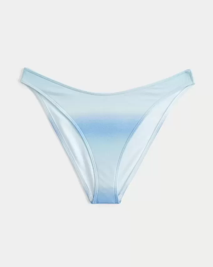 Braguita de bikini atrevida de pierna alta y brillante Braguita de bikini atrevida de pierna alta y brillante