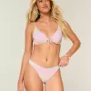 Braguita de bikini atrevida de pierna alta y brillante Braguita de bikini atrevida de pierna alta y brillante