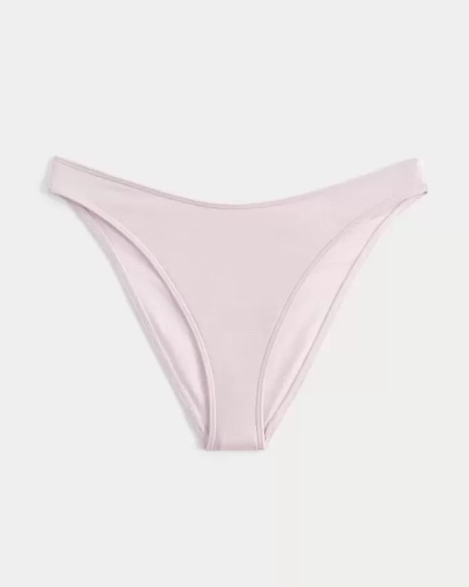 Braguita de bikini atrevida de pierna alta y brillante Braguita de bikini atrevida de pierna alta y brillante