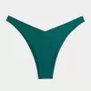 Braguita de bikini atrevida de pierna alta y canalé