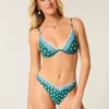 Braguita de bikini atrevida de pierna alta y cintura en V