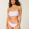 Braguita de bikini atrevida de pierna alta y cintura fruncida