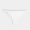 Braguita de bikini atrevida de pierna alta y cintura fruncida Braguita de bikini atrevida de pierna alta y cintura fruncida