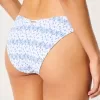 Braguita de bikini atrevida de pierna alta y fruncida Braguita de bikini atrevida de pierna alta y fruncida