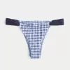 Braguita de bikini atrevida de pierna alta y fruncida Braguita de bikini atrevida de pierna alta y fruncida