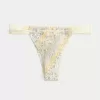 Braguita de bikini atrevida de pierna alta y fruncida Braguita de bikini atrevida de pierna alta y fruncida