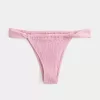 Braguita de bikini atrevida de pierna alta y fruncida Braguita de bikini atrevida de pierna alta y fruncida