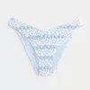 Braguita de bikini atrevida de pierna alta y fruncida Braguita de bikini atrevida de pierna alta y fruncida