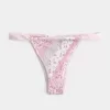 Braguita de bikini atrevida de pierna alta y fruncida Braguita de bikini atrevida de pierna alta y fruncida