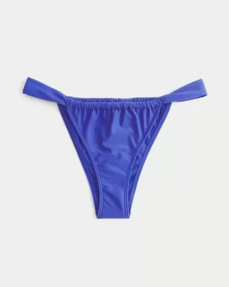 Braguita de bikini atrevida de pierna alta y tirantes anchos
