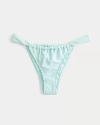 Braguita de bikini atrevida de pierna alta y tirantes anchos