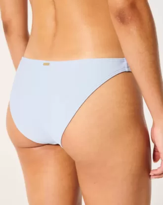 Braguita de bikini atrevida de tiro bajo bordada