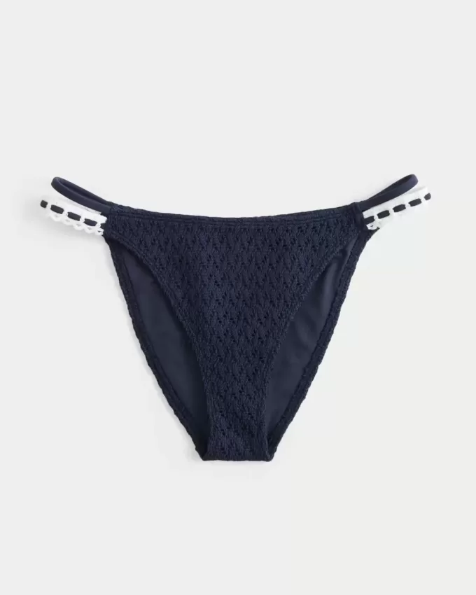 Braguita de bikini atrevida estilo crochet