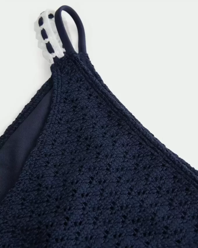 Braguita de bikini atrevida estilo crochet
