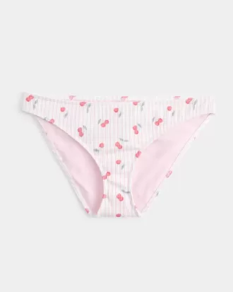 Braguita de bikini de tiro bajo acanalada