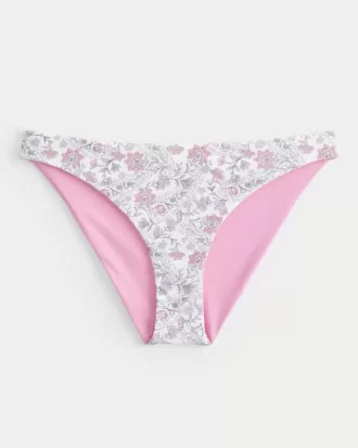 Braguita de bikini reversible de tiro bajo y atrevida