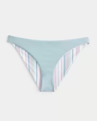Braguita de bikini reversible de tiro bajo y atrevida