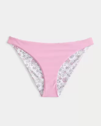 Braguita de bikini reversible de tiro bajo y atrevida