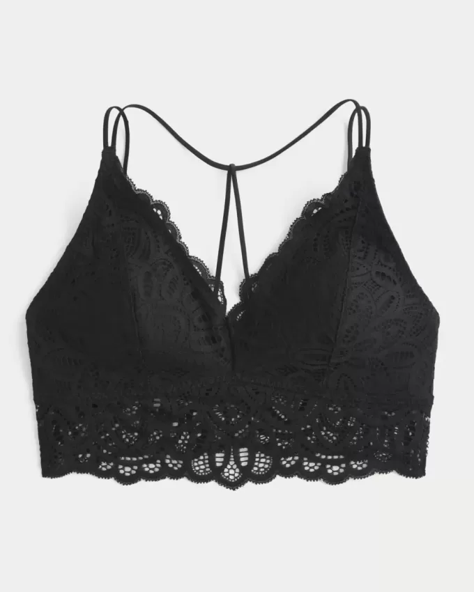Bralette de encaje estilo crochet