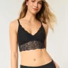 Bralette triangular de encaje Bralette triangular de encaje