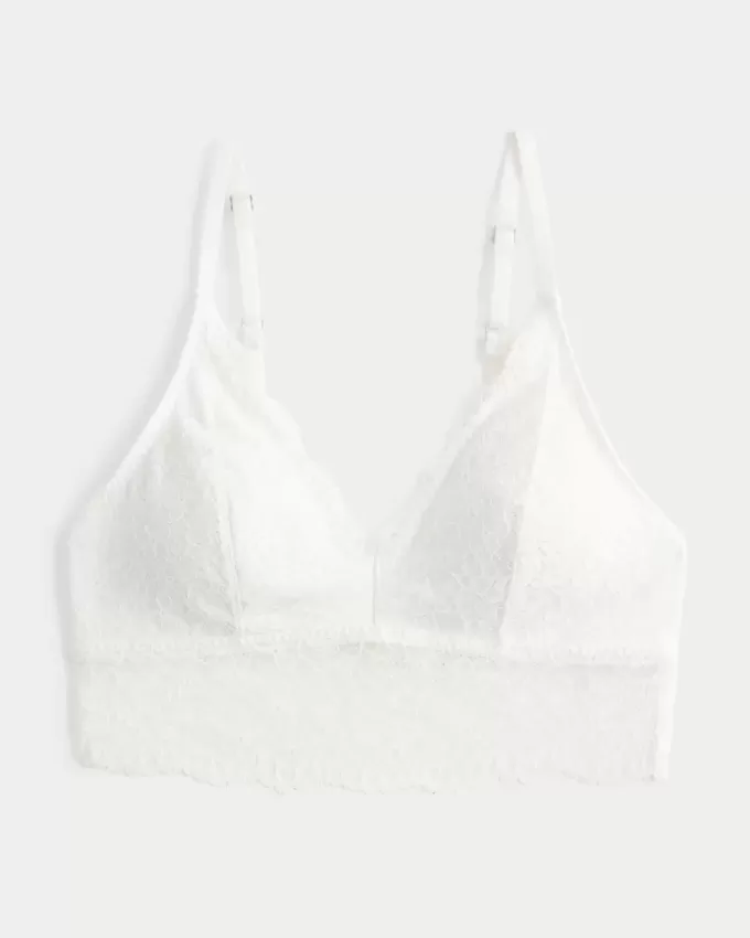 Bralette triangular de encaje Bralette triangular de encaje