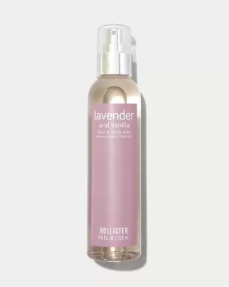 Bruma para cabello y cuerpo de lavanda y vainilla