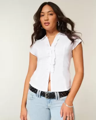 Camisa de esmoquin de manga corta