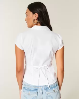 Camisa de esmoquin de manga corta