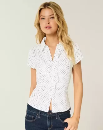 Camisa de esmoquin de manga corta